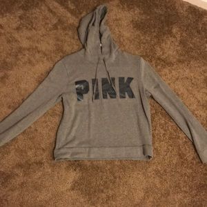 Grey pink sweater size small